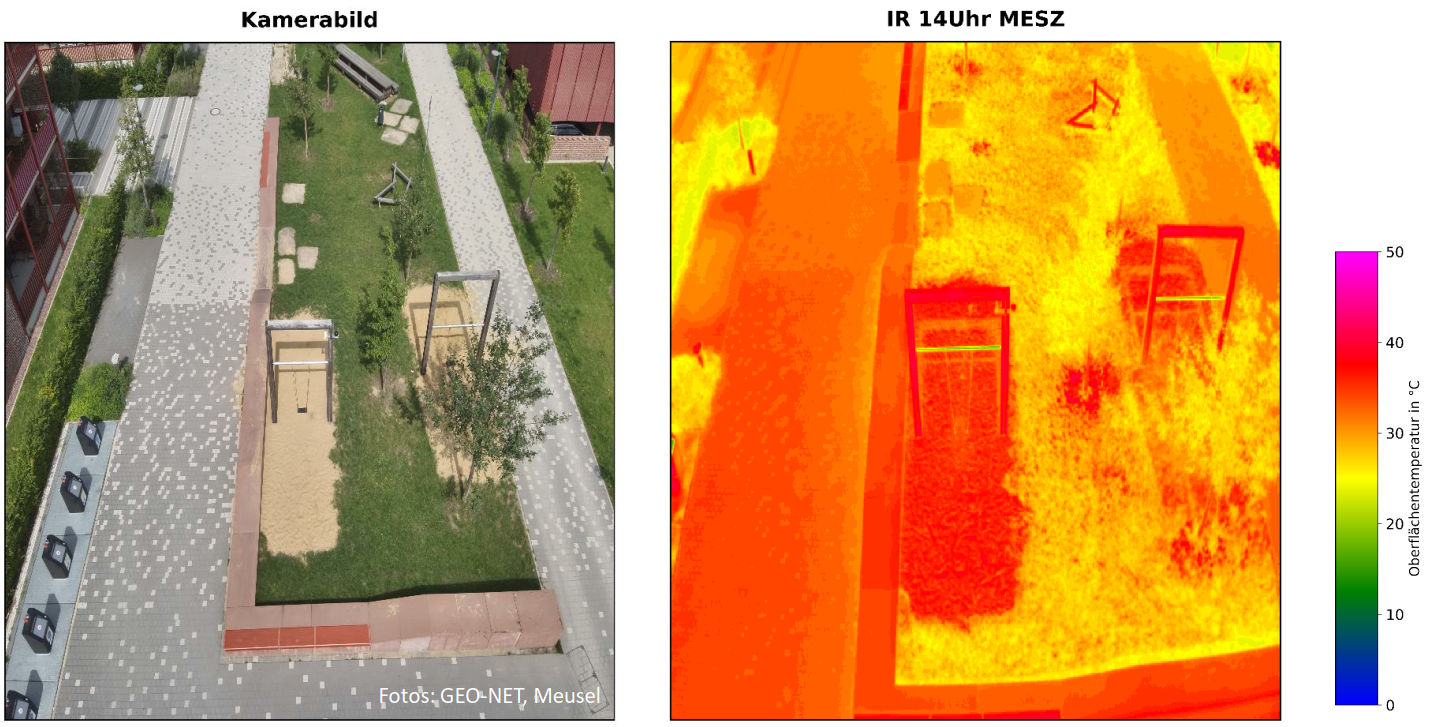 Thermografischen Bild aus dem Herzkamp. GEO-Net Umweltconsulting