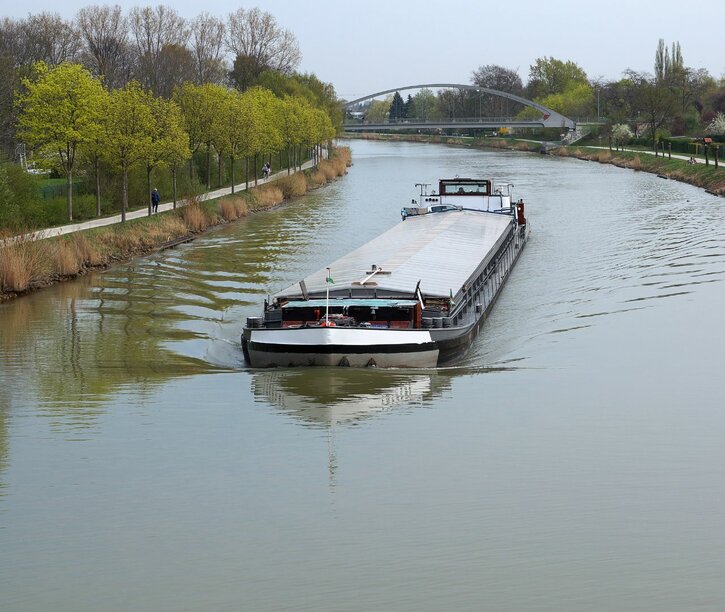 Der Mittellandkanal in Hannover.