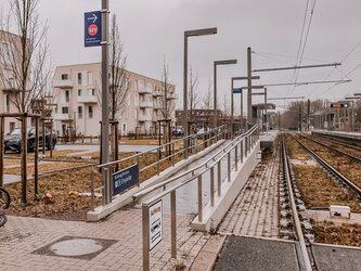 Stadtbahnhaltestelle in Bothfeld