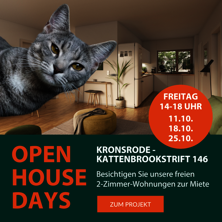 Open House Days in Kronsrode_Wohnung mieten in Hannover_Komm zu den offenen Besichtigungstagen