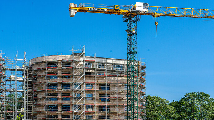 Baustelle August 2024_ZWEI Wohnung kaufen in Hannover List vom Gundlach Bauträger